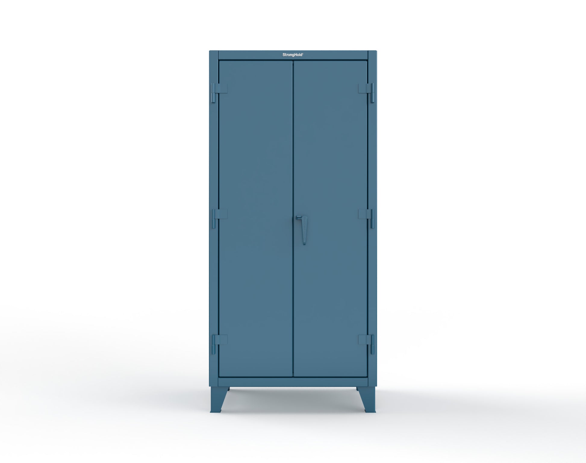Extreme Duty 12 GA Uniform Cabinet with 7 Drawers, 3 Shelves - 36 In. W x 24 In. D x 78 In. H - 36-W-243-7DB-5001