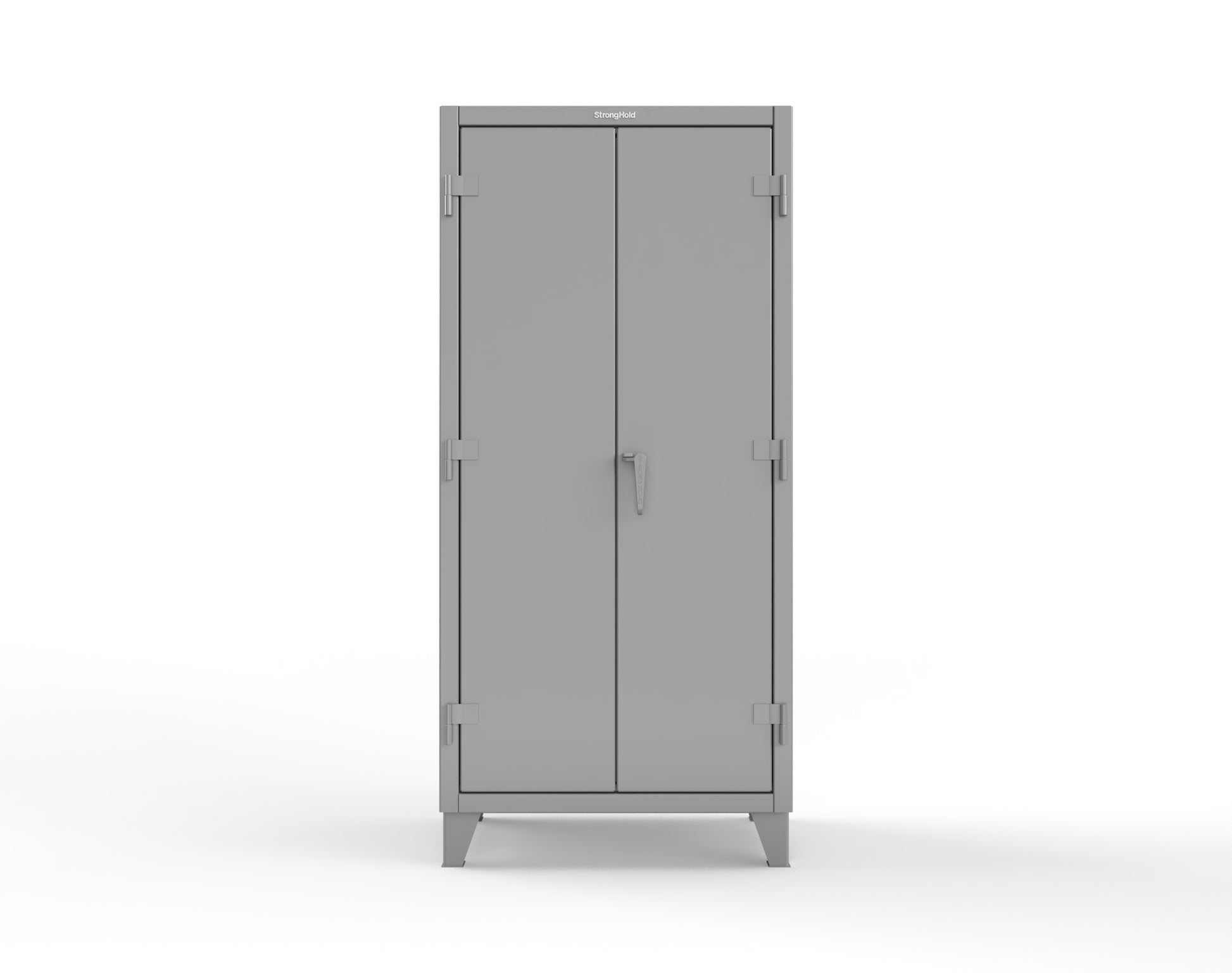 Extreme Duty 12 GA Uniform Cabinet with 7 Drawers, 3 Shelves - 36 In. W x 24 In. D x 78 In. H - 36-W-243-7DB-7037