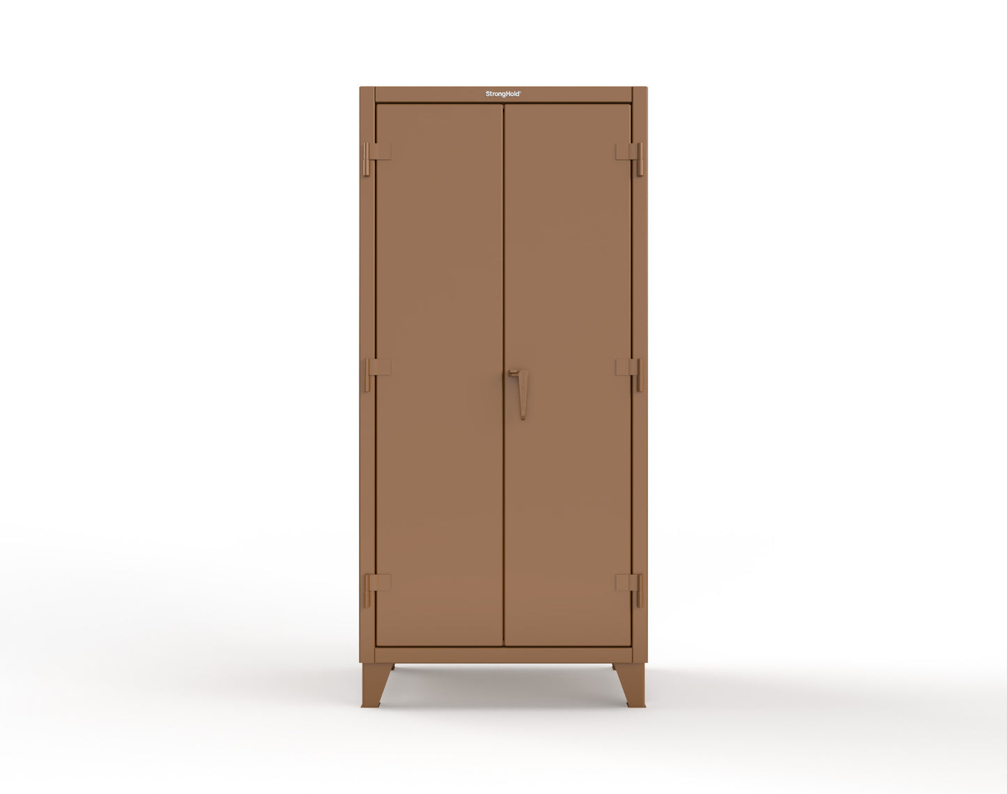Extreme Duty 12 GA Uniform Cabinet with 7 Drawers, 3 Shelves - 36 In. W x 24 In. D x 78 In. H - 36-W-243-7DB-8008