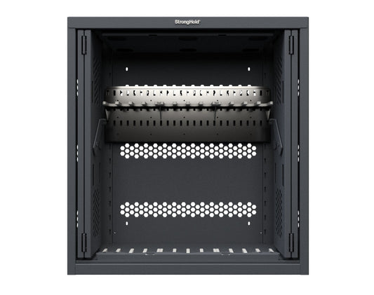 Modular Weapons Storage M4 Cabinet with Recessed Doors  - 42 in. W x 16 1/2 in. D x 45 in. H