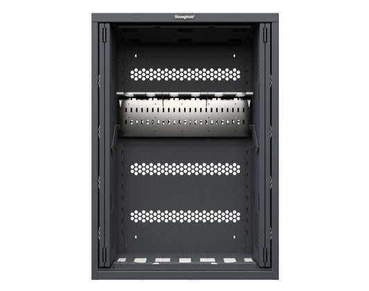Modular Weapons Storage M240/M249 Cabinet with Recessed Doors - 42 in. W x 16 1/2 in. D x 60 in. H
