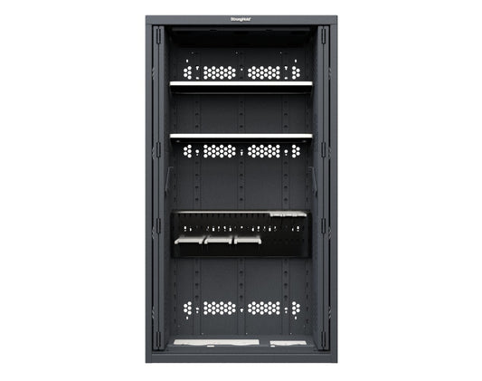 Modular Weapons Storage M2 Cabinet with Recessed Doors  - 42 in. W x 16 1/2 in. D x 76 in. H