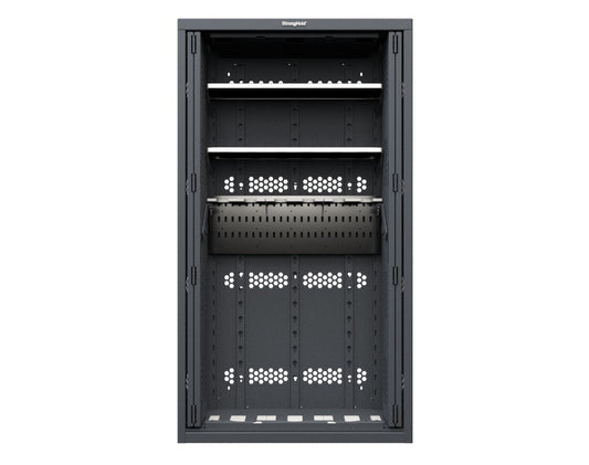 Modular Weapons Storage M240/M249 Cabinet with Recessed Doors  - 42 in. W x 16 1/2 in. D x 76 in. H