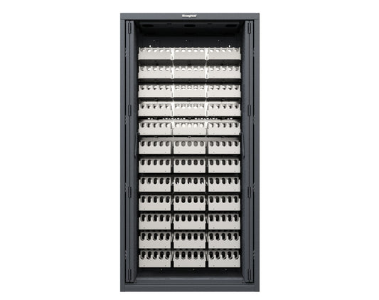 Modular Weapons Storage M17 Cabinet with Recessed Doors  - 42 in. W x 16 1/2 in. D x 84 in. H