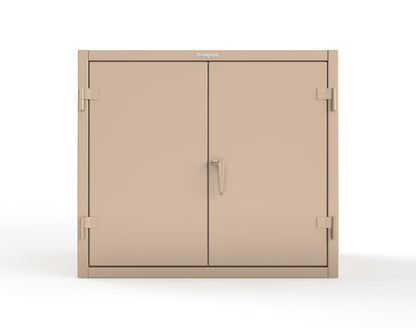 Extreme Duty 12 GA Counter-Height Cabinet with 2 Shelves - 48 In. W x 24 In. D x 42 In. H - 43.5-242-7024 - 43.5-242-1019