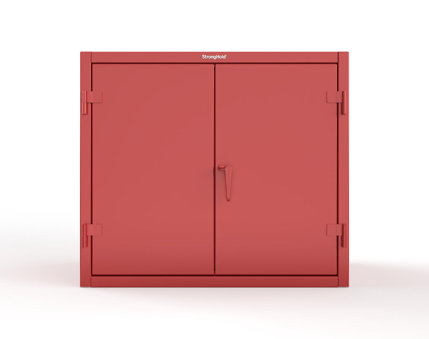 Extreme Duty 12 GA Counter-Height Cabinet with 2 Shelves - 48 In. W x 24 In. D x 42 In. H - 43.5-242-7024 - 43.5-242-3001