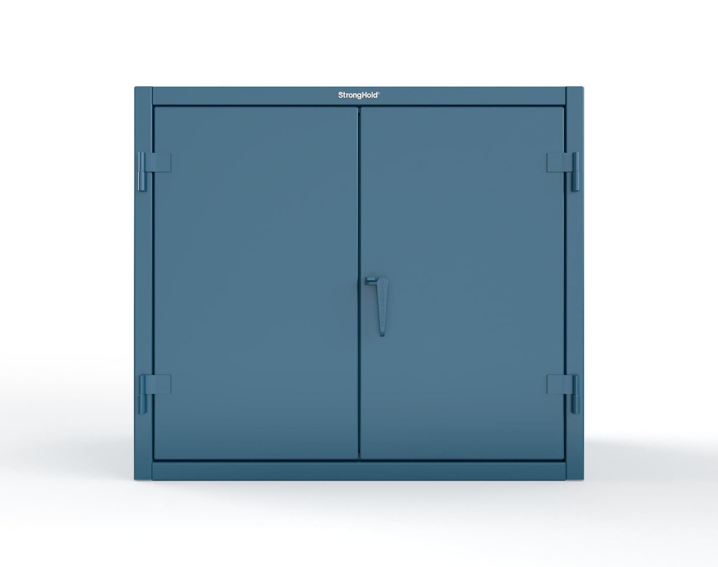 Extreme Duty 12 GA Counter-Height Cabinet with 2 Shelves - 48 In. W x 24 In. D x 42 In. H - 43.5-242-7024 - 43.5-242-5001