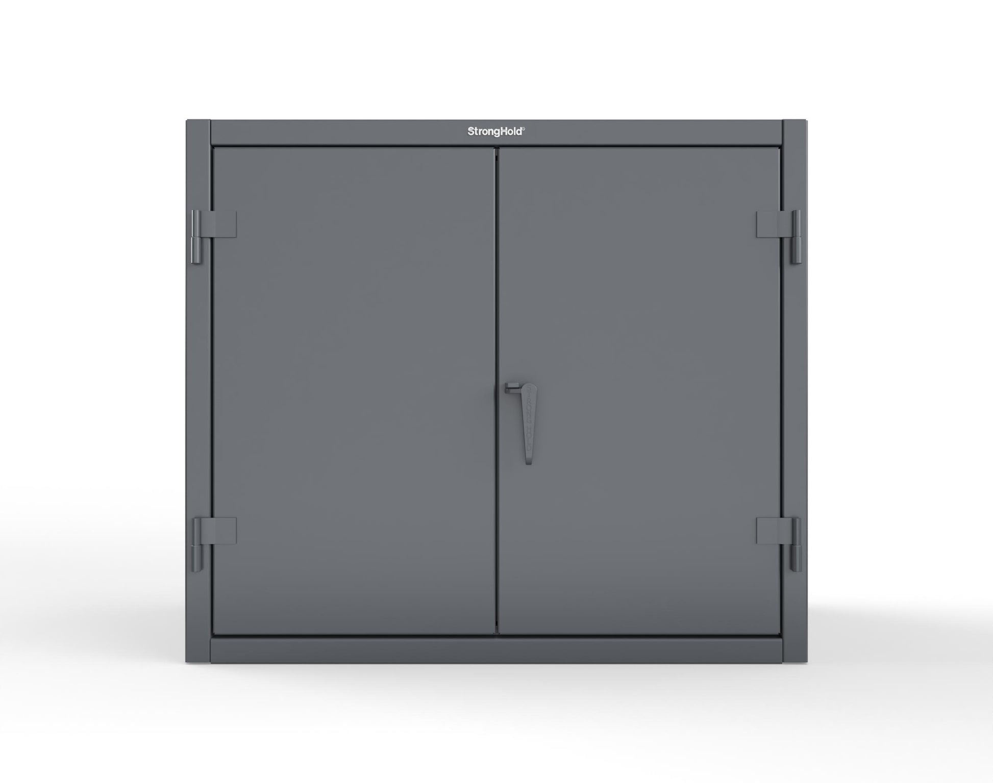 Extreme Duty 12 GA Counter-Height Cabinet with 2 Shelves - 48 In. W x 24 In. D x 42 In. H - 43.5-242-7024 - 43.5-242-7024