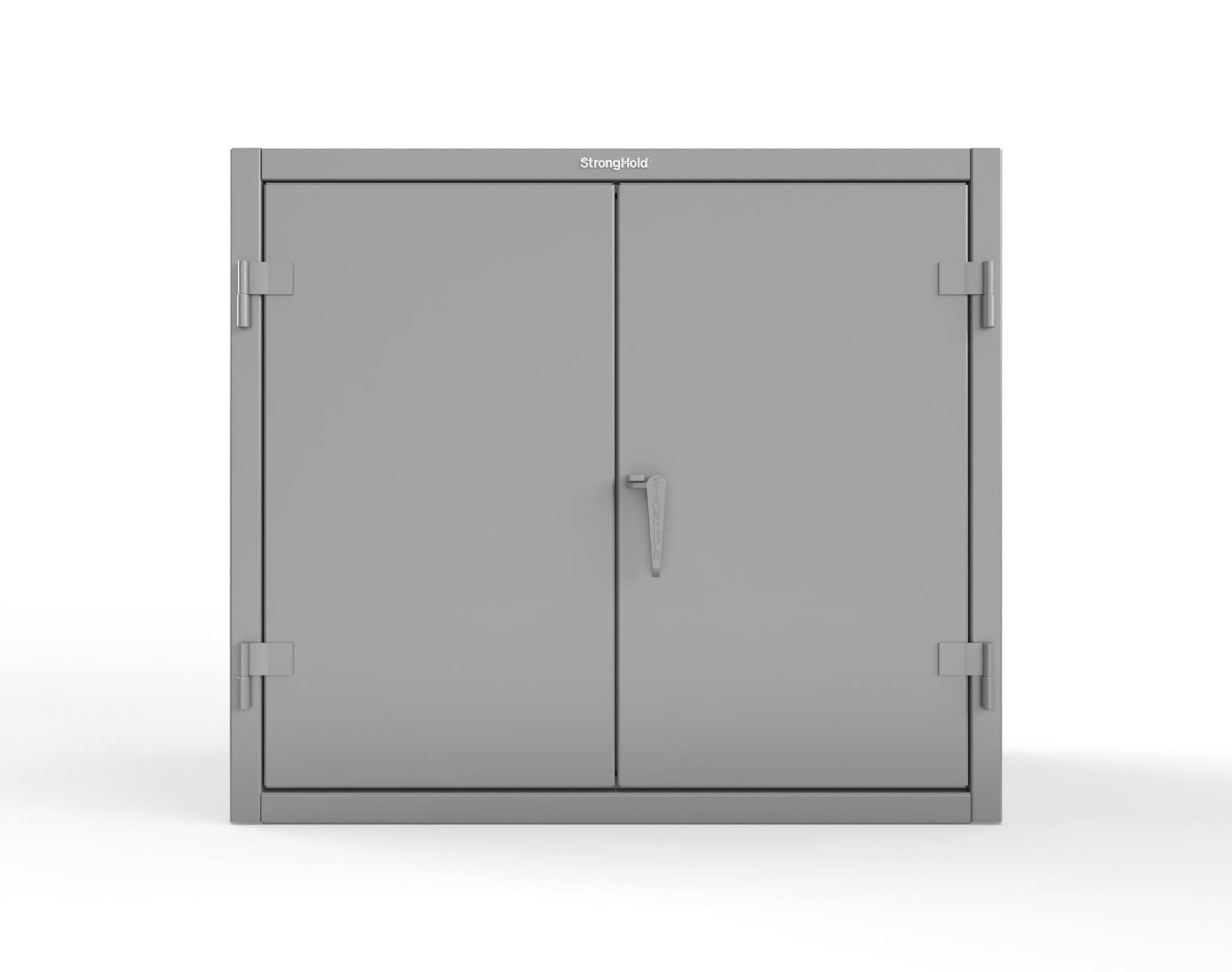 Extreme Duty 12 GA Counter-Height Cabinet with 2 Shelves - 48 In. W x 24 In. D x 42 In. H - 43.5-242-7024 - 43.5-242-7037