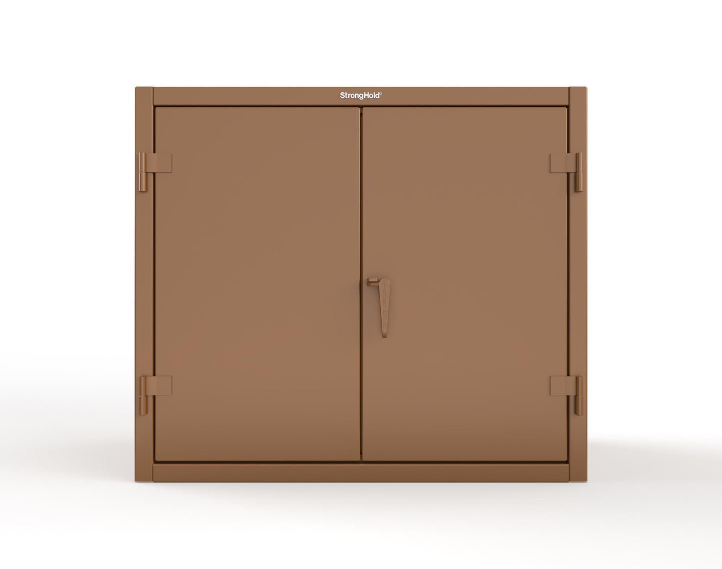 Extreme Duty 12 GA Counter-Height Cabinet with 2 Shelves - 48 In. W x 24 In. D x 42 In. H - 43.5-242-7024 - 43.5-242-8008