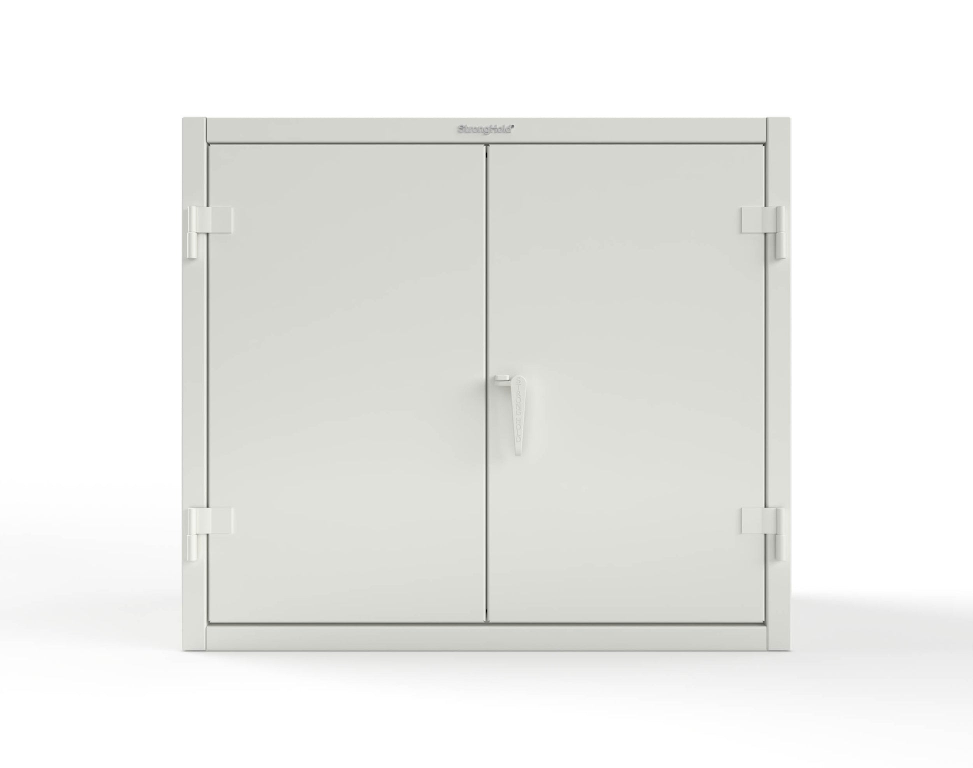 Extreme Duty 12 GA Counter-Height Cabinet with 2 Shelves - 48 In. W x 24 In. D x 42 In. H - 43.5-242-7024 - 43.5-242-9003