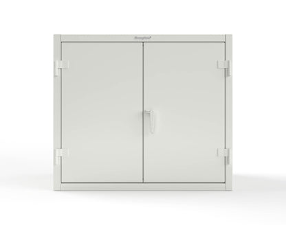 Extreme Duty 12 GA Counter-Height Cabinet with 2 Shelves - 48 In. W x 24 In. D x 42 In. H - 43.5-242-7024 - 43.5-242-9003