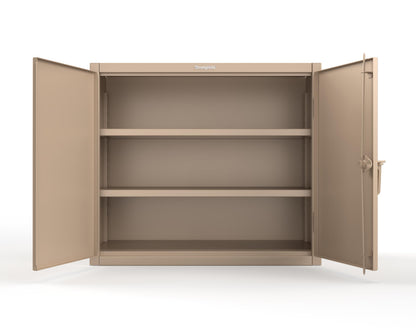Extreme Duty 12 GA Counter-Height Cabinet with 2 Shelves - 48 In. W x 24 In. D x 42 In. H - 43.5-242-7024 - 43.5-242-1019