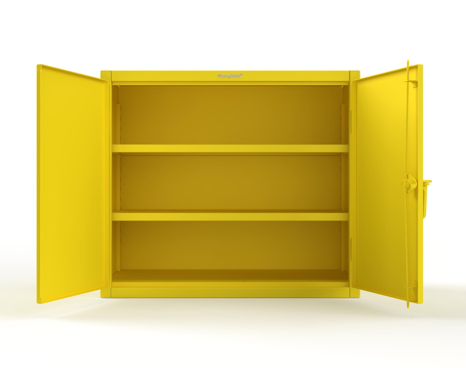 Extreme Duty 12 GA Counter-Height Cabinet with 2 Shelves - 48 In. W x 24 In. D x 42 In. H - 43.5-242-7024 - 43.5-242-1021