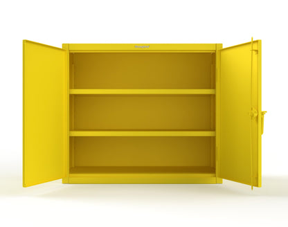 Extreme Duty 12 GA Counter-Height Cabinet with 2 Shelves - 48 In. W x 24 In. D x 42 In. H - 43.5-242-7024 - 43.5-242-1021