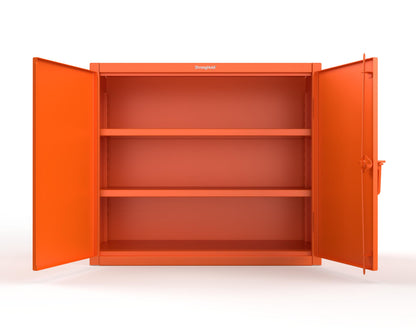 Extreme Duty 12 GA Counter-Height Cabinet with 2 Shelves - 48 In. W x 24 In. D x 42 In. H - 43.5-242-7024 - 43.5-242-2009