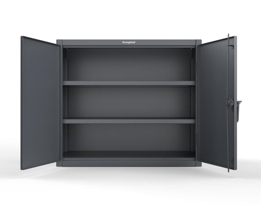 Extreme Duty 12 GA Counter-Height Cabinet with 2 Shelves - 48 In. W x 24 In. D x 42 In. H - 43.5-242-7024 - 43.5-242-7024