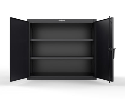 Extreme Duty 12 GA Counter-Height Cabinet with 2 Shelves - 48 In. W x 24 In. D x 42 In. H - 43.5-242-7024 - 43.5-242-9005