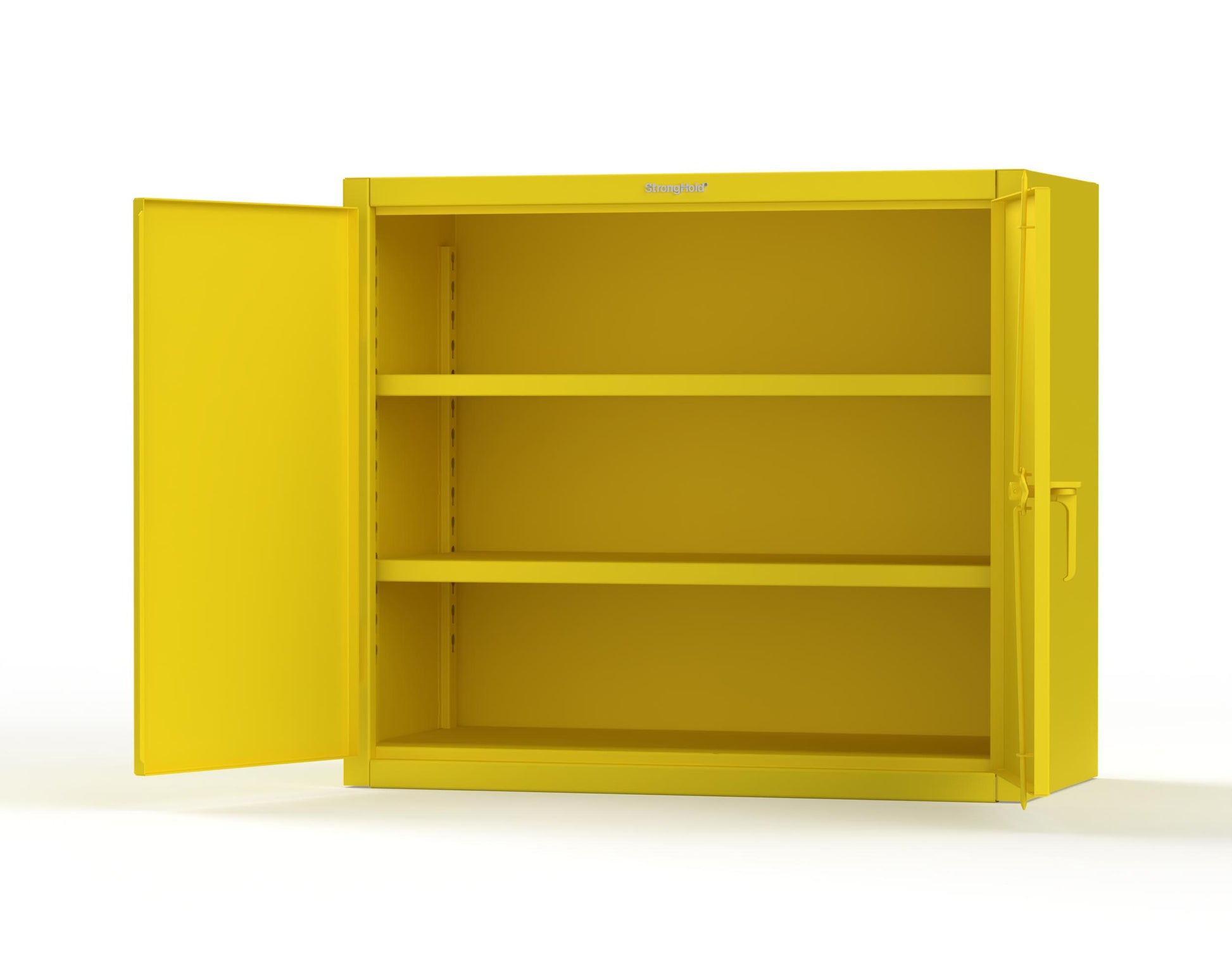 Extreme Duty 12 GA Counter-Height Cabinet with 2 Shelves - 48 In. W x 24 In. D x 42 In. H - 43.5-242-7024 - 43.5-242-1021