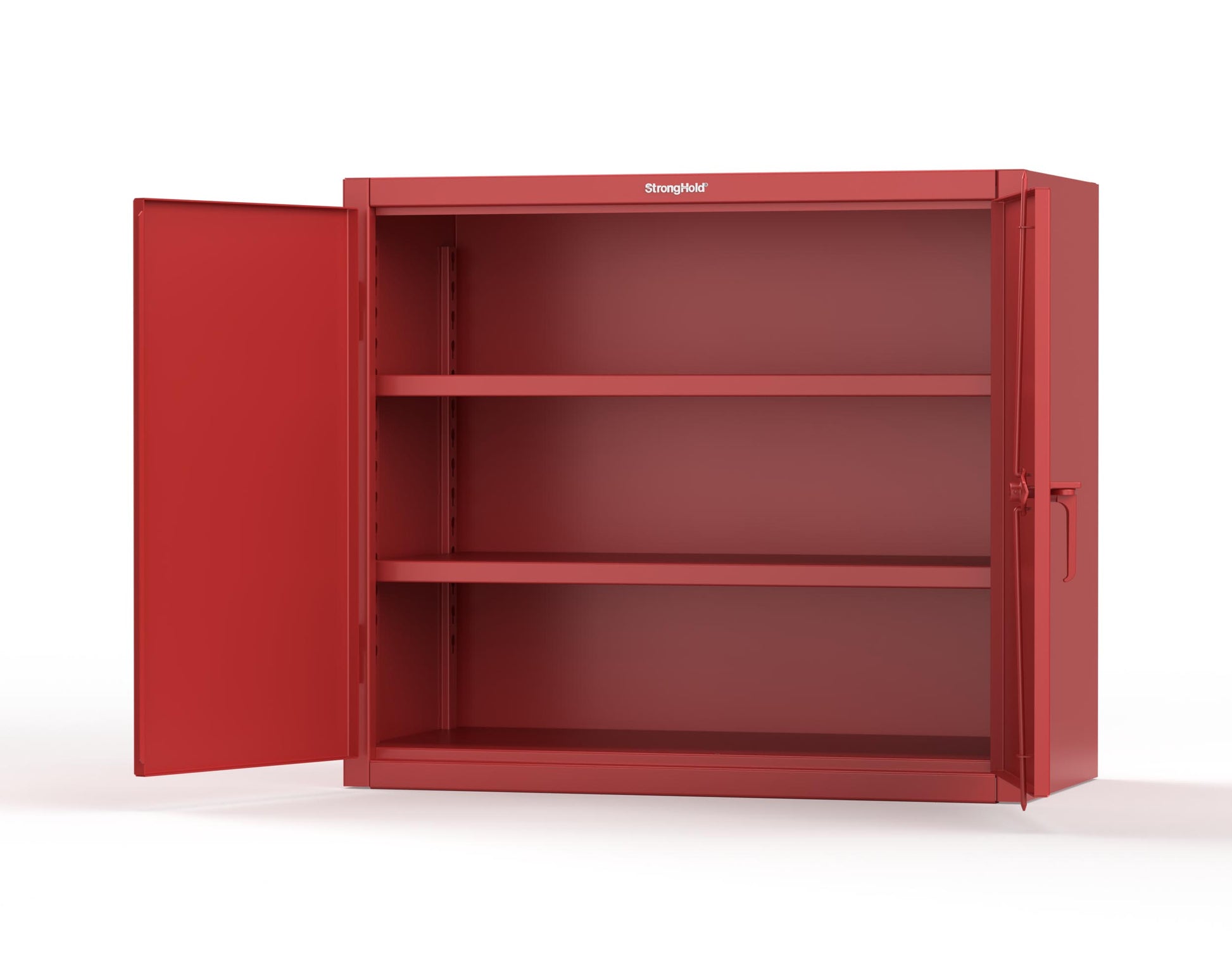 Extreme Duty 12 GA Counter-Height Cabinet with 2 Shelves - 48 In. W x 24 In. D x 42 In. H - 43.5-242-7024 - 43.5-242-3001