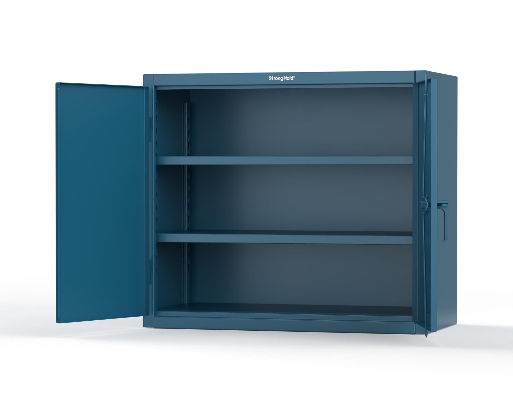Extreme Duty 12 GA Counter-Height Cabinet with 2 Shelves - 48 In. W x 24 In. D x 42 In. H - 43.5-242-7024 - 43.5-242-5001