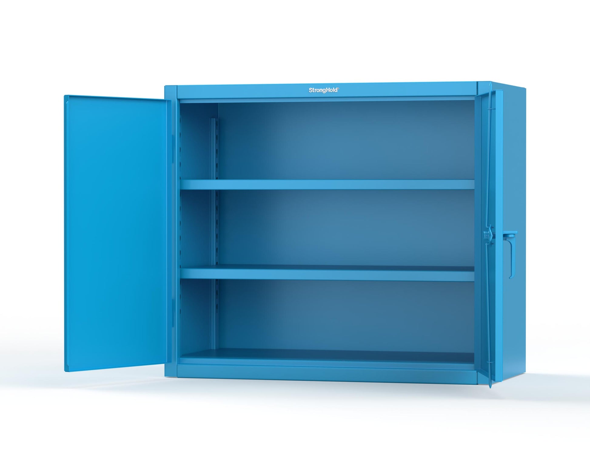 Extreme Duty 12 GA Counter-Height Cabinet with 2 Shelves - 48 In. W x 24 In. D x 42 In. H - 43.5-242-7024 - 43.5-242-5012