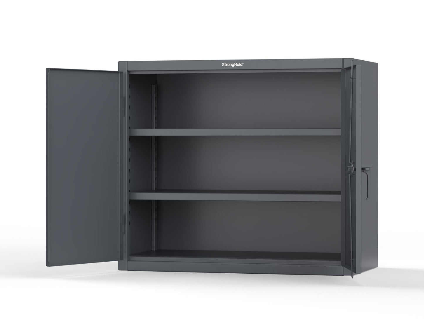 Extreme Duty 12 GA Counter-Height Cabinet with 2 Shelves - 48 In. W x 24 In. D x 42 In. H - 43.5-242-7024 - 43.5-242-7024