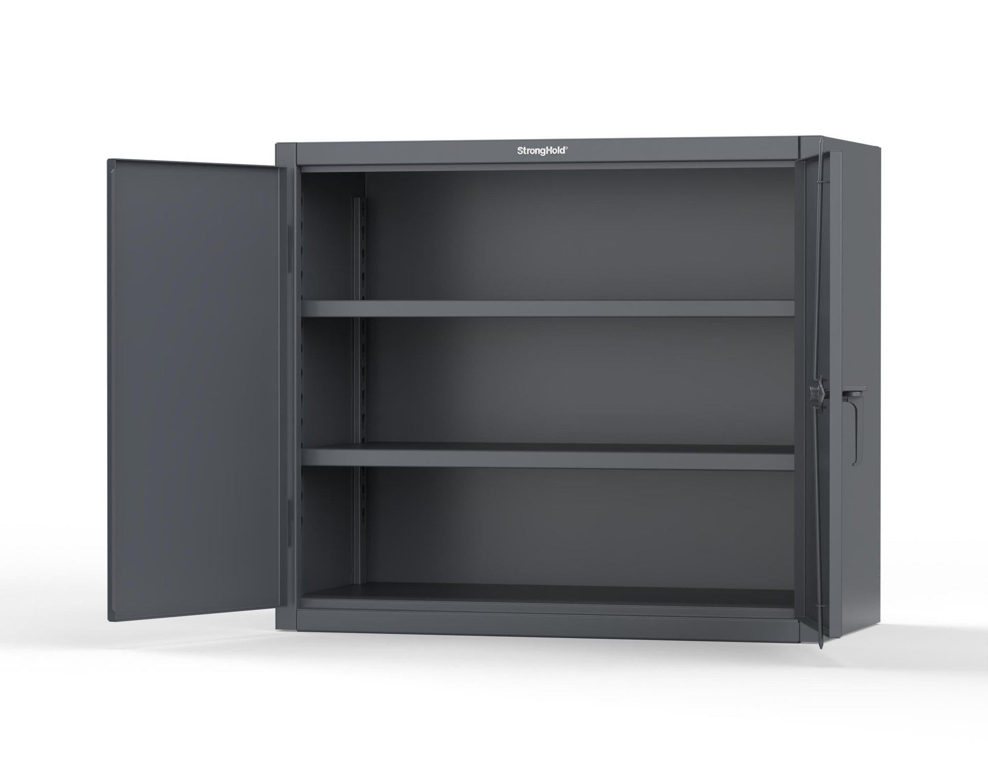Extreme Duty 12 GA Counter-Height Cabinet with 2 Shelves - 48 In. W x 24 In. D x 42 In. H - 43.5-242-7024 - 43.5-242-7024