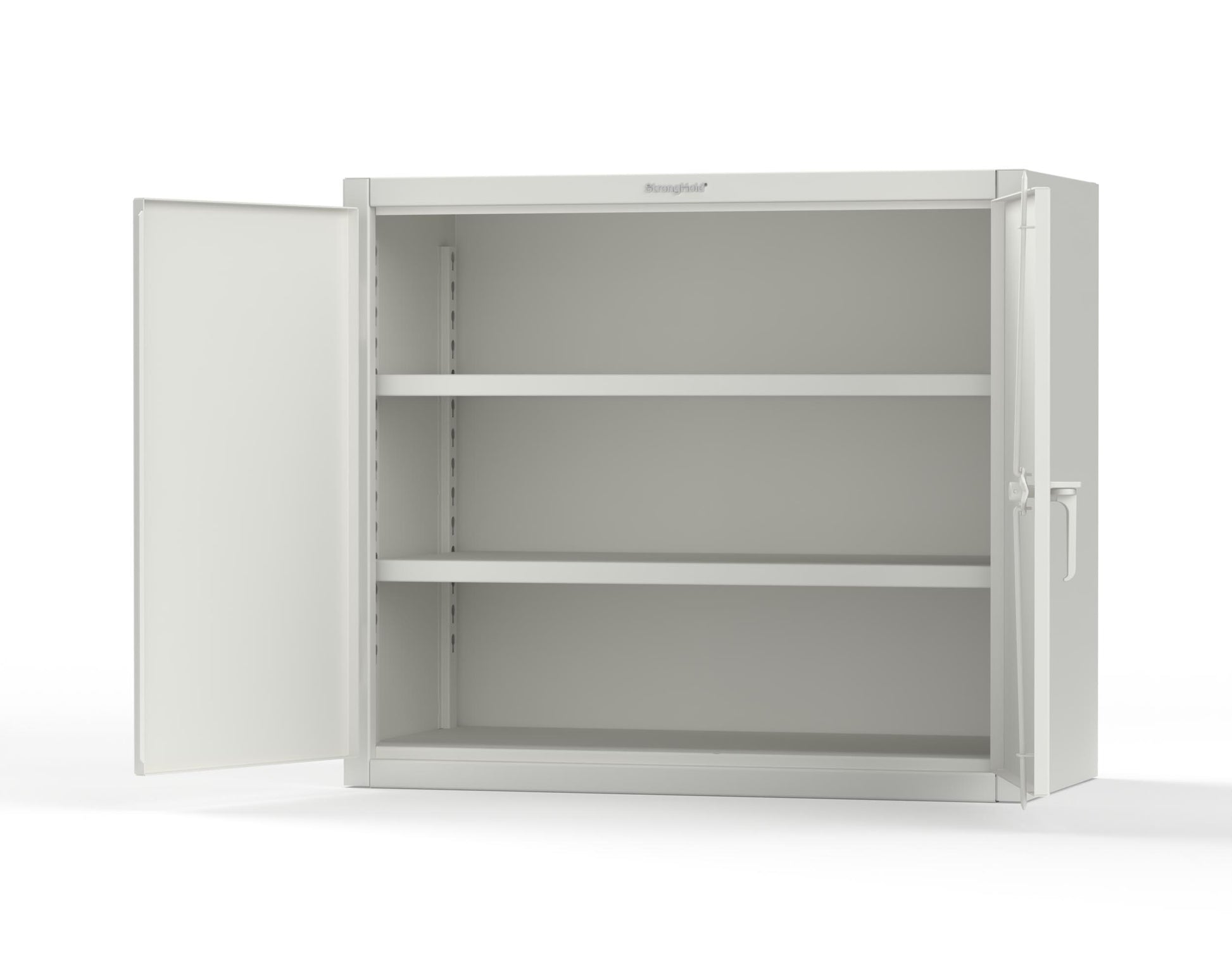 Extreme Duty 12 GA Counter-Height Cabinet with 2 Shelves - 48 In. W x 24 In. D x 42 In. H - 43.5-242-7024 - 43.5-242-9003