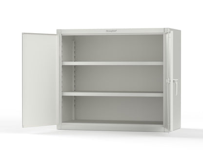 Extreme Duty 12 GA Counter-Height Cabinet with 2 Shelves - 48 In. W x 24 In. D x 42 In. H - 43.5-242-7024 - 43.5-242-9003