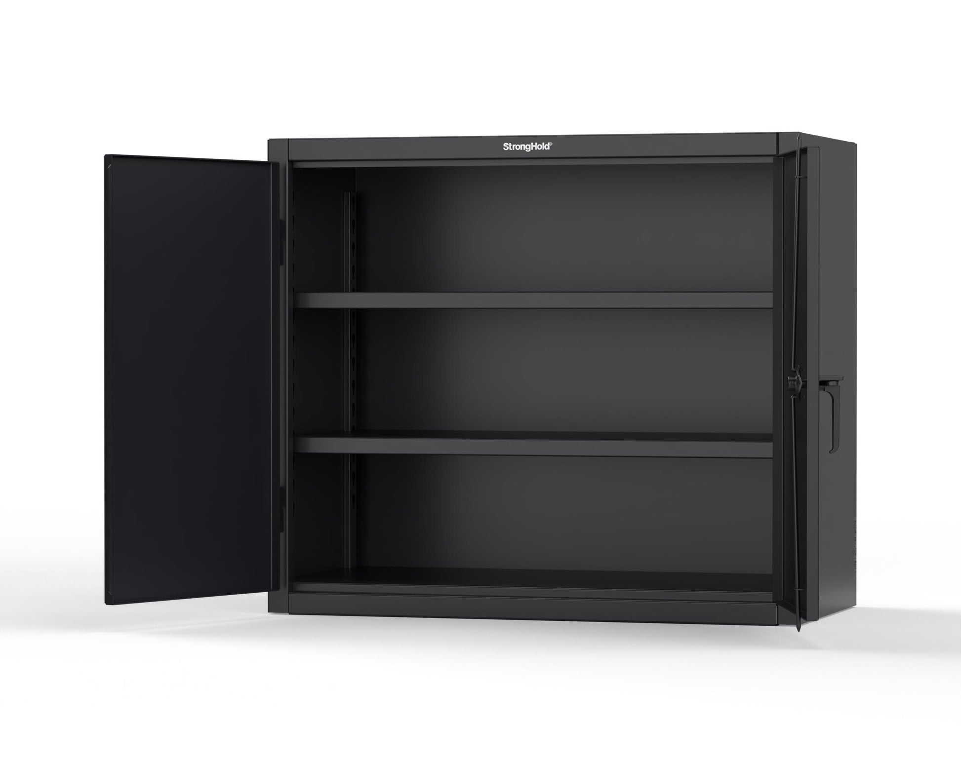 Extreme Duty 12 GA Counter-Height Cabinet with 2 Shelves - 48 In. W x 24 In. D x 42 In. H - 43.5-242-7024 - 43.5-242-9005