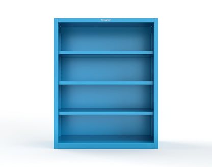 Extreme Duty 12 GA Closed Shelving Unit with 3 Shelves - 48 In. W x 18 In. D x 60 In. H - 45-CSU-183-5012