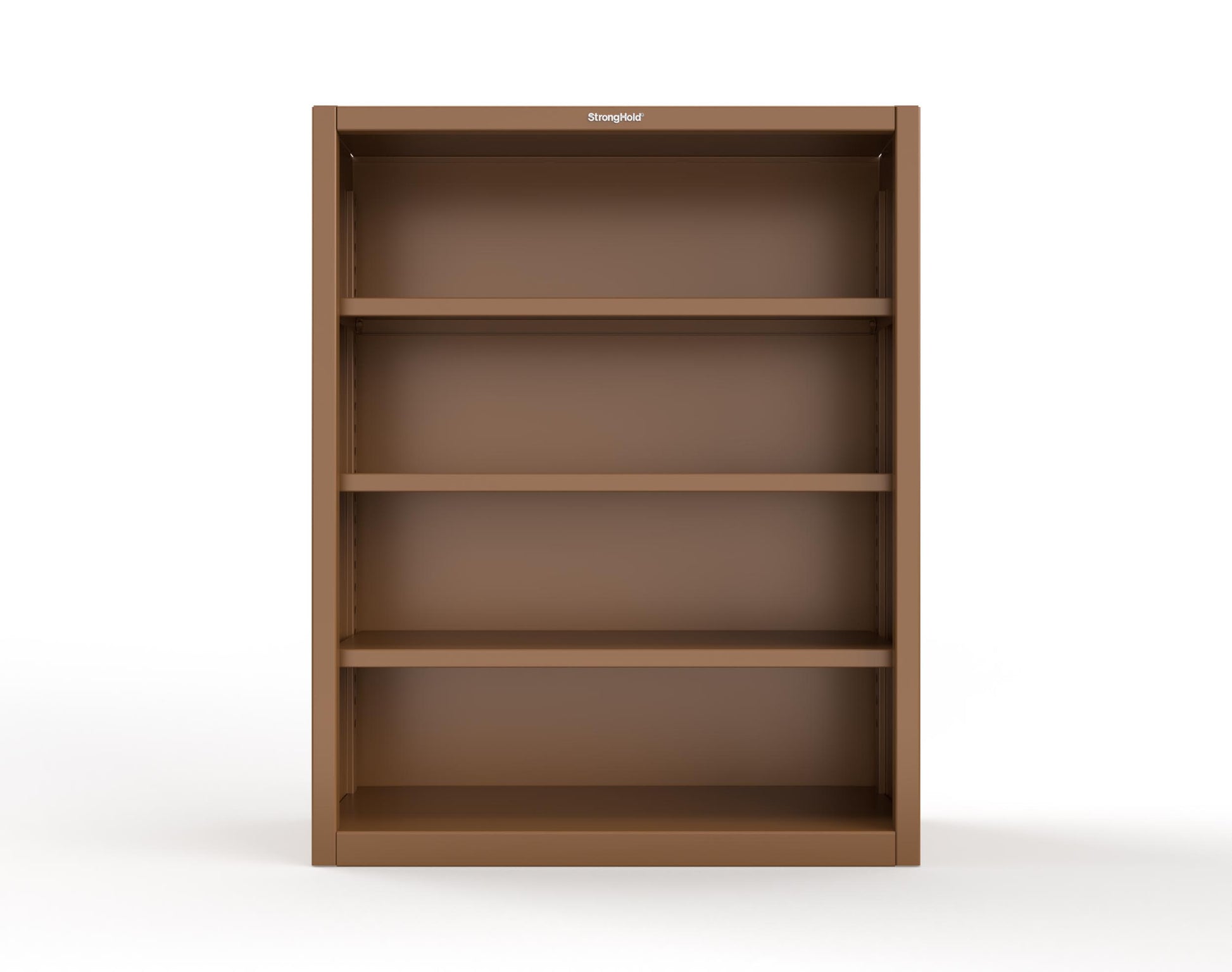 Extreme Duty 12 GA Closed Shelving Unit with 3 Shelves - 48 In. W x 18 In. D x 60 In. H - 45-CSU-183-8008
