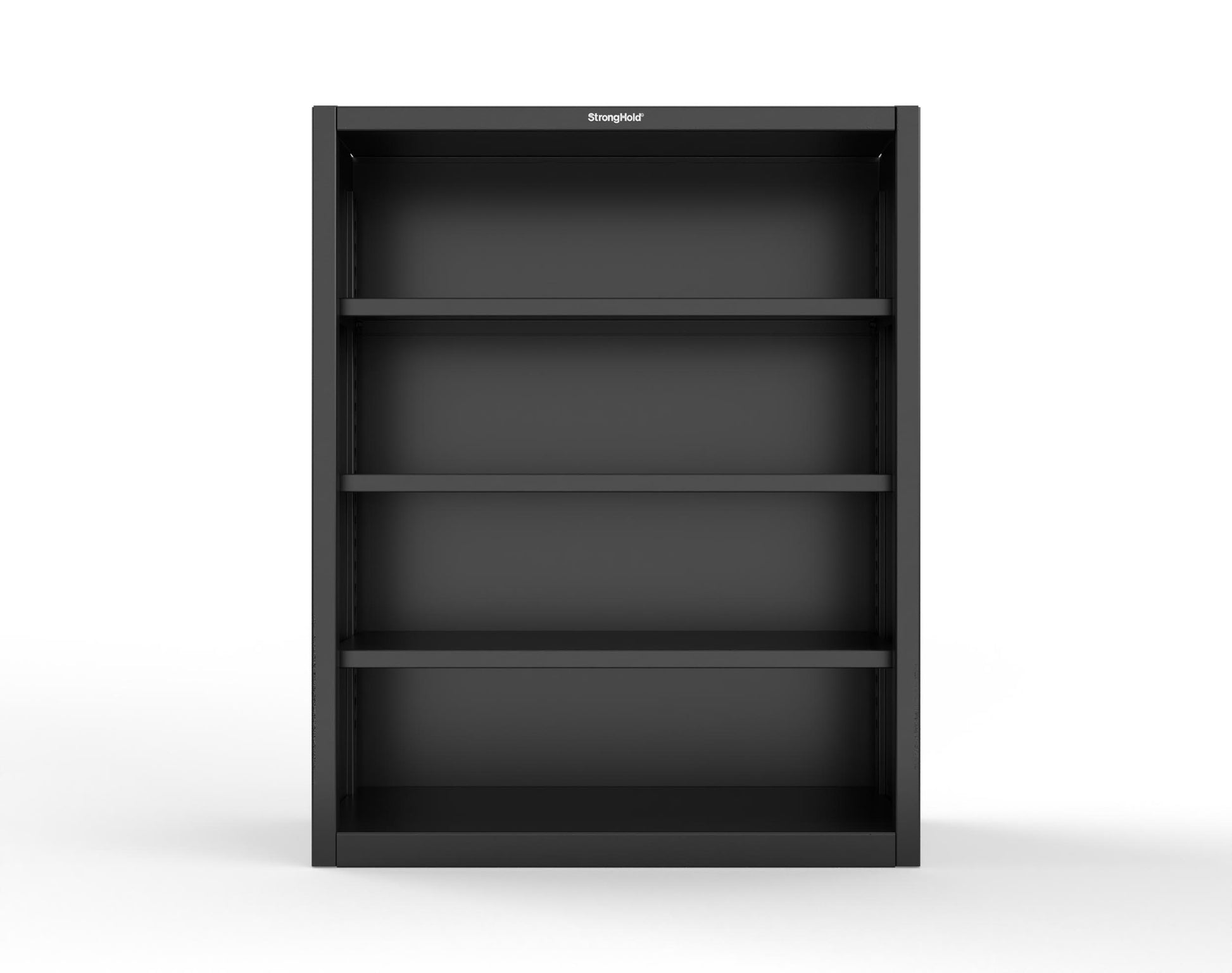 Extreme Duty 12 GA Closed Shelving Unit with 3 Shelves - 48 In. W x 18 In. D x 60 In. H - 45-CSU-183-9005