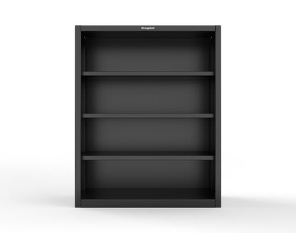 Extreme Duty 12 GA Closed Shelving Unit with 3 Shelves - 48 In. W x 18 In. D x 60 In. H - 45-CSU-183-9005