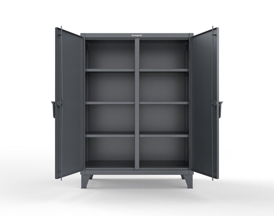 Extreme Duty 12 GA Double Shift Cabinet with 6 Shelves - 36 In. W x 24 In. D x 66 In. H - 45-DS-246-7024