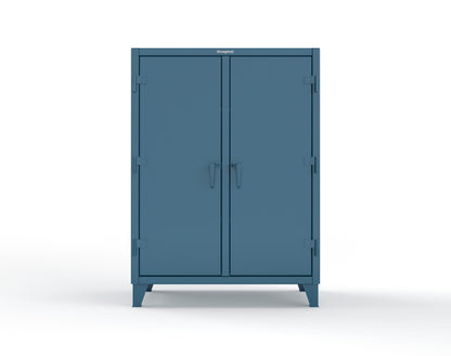 Extreme Duty 12 GA Double Shift Cabinet with 6 Shelves - 36 In. W x 24 In. D x 66 In. H - 45-DS-246-5001