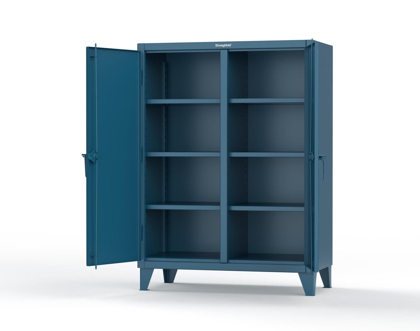 Extreme Duty 12 GA Double Shift Cabinet with 6 Shelves - 36 In. W x 24 In. D x 66 In. H - 45-DS-246-5001
