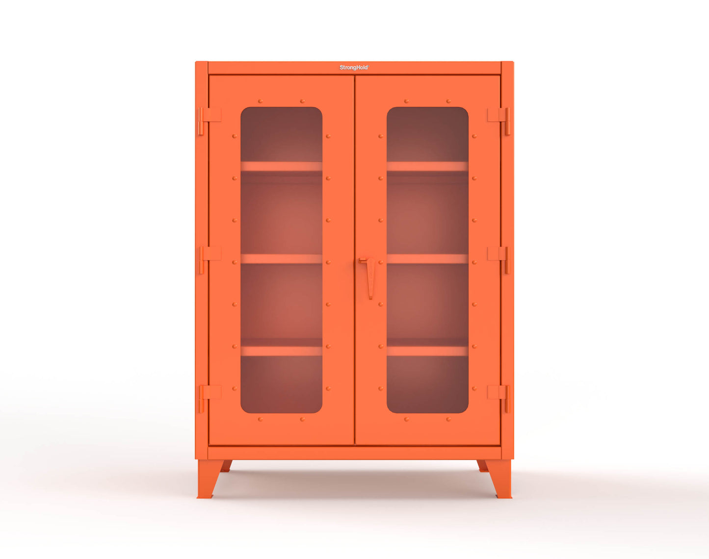 Extreme Duty 12 GA Clearview Cabinet with 3 Shelves - 48 In. W x 24 In. D x 66 In. H - 45-LD-243-2009
