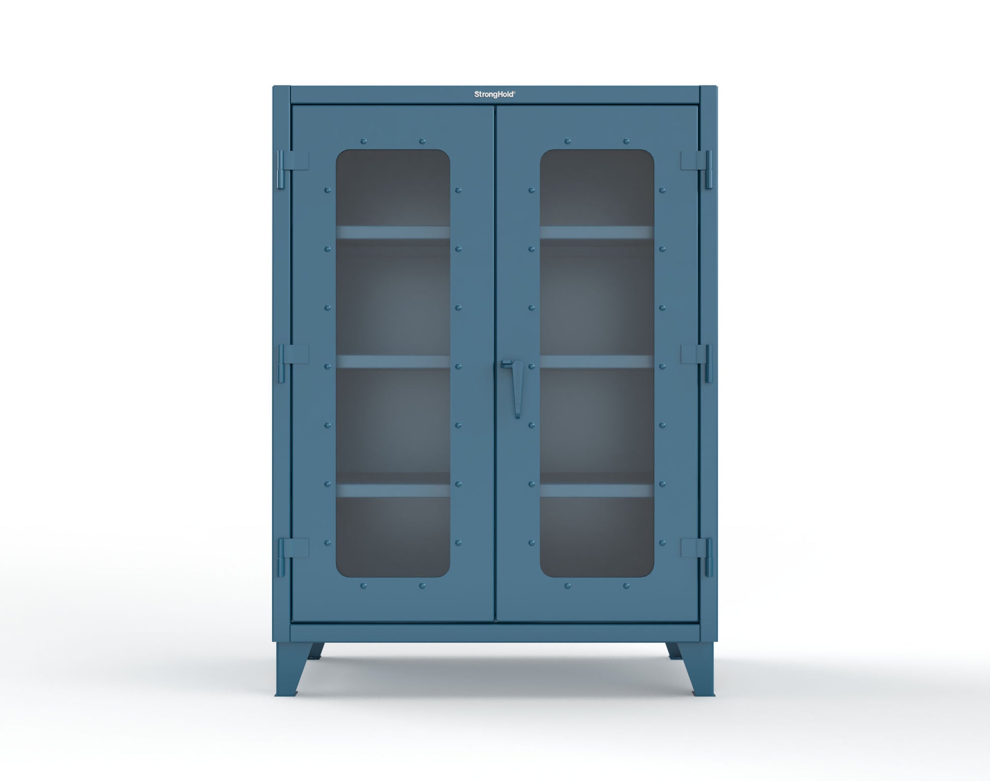 Extreme Duty 12 GA Clearview Cabinet with 3 Shelves - 48 In. W x 24 In. D x 66 In. H - 45-LD-243-5001