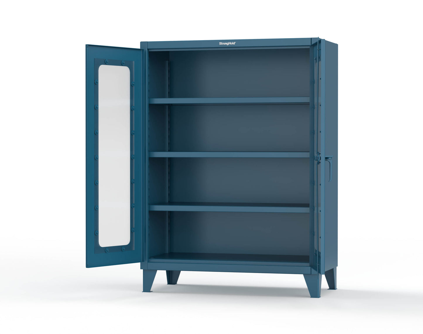 Extreme Duty 12 GA Clearview Cabinet with 3 Shelves - 48 In. W x 24 In. D x 66 In. H - 45-LD-243-5001