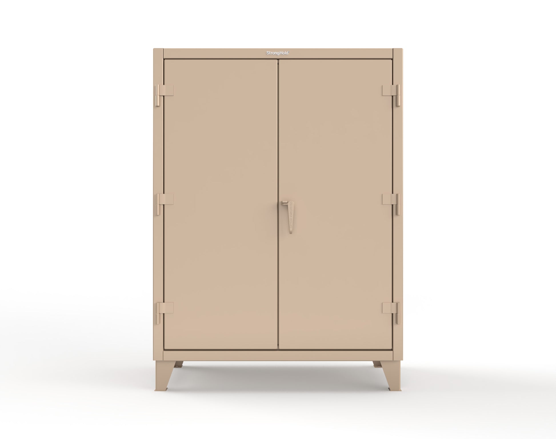 Extreme Duty 12 GA Uniform Cabinet with Hanger Rod, 1 Shelf - 48 In. W x 24 In. D x 66 In. H - 45-WR-241-1019