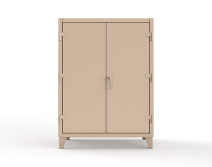 Extreme Duty 12 GA Uniform Cabinet with Hanger Rod, 1 Shelf - 48 In. W x 24 In. D x 66 In. H - 45-WR-241-1019