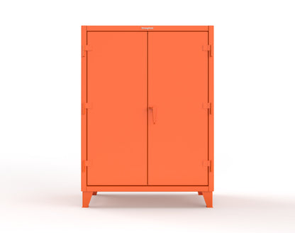 Extreme Duty 12 GA Uniform Cabinet with Hanger Rod, 1 Shelf - 48 In. W x 24 In. D x 66 In. H - 45-WR-241-2009