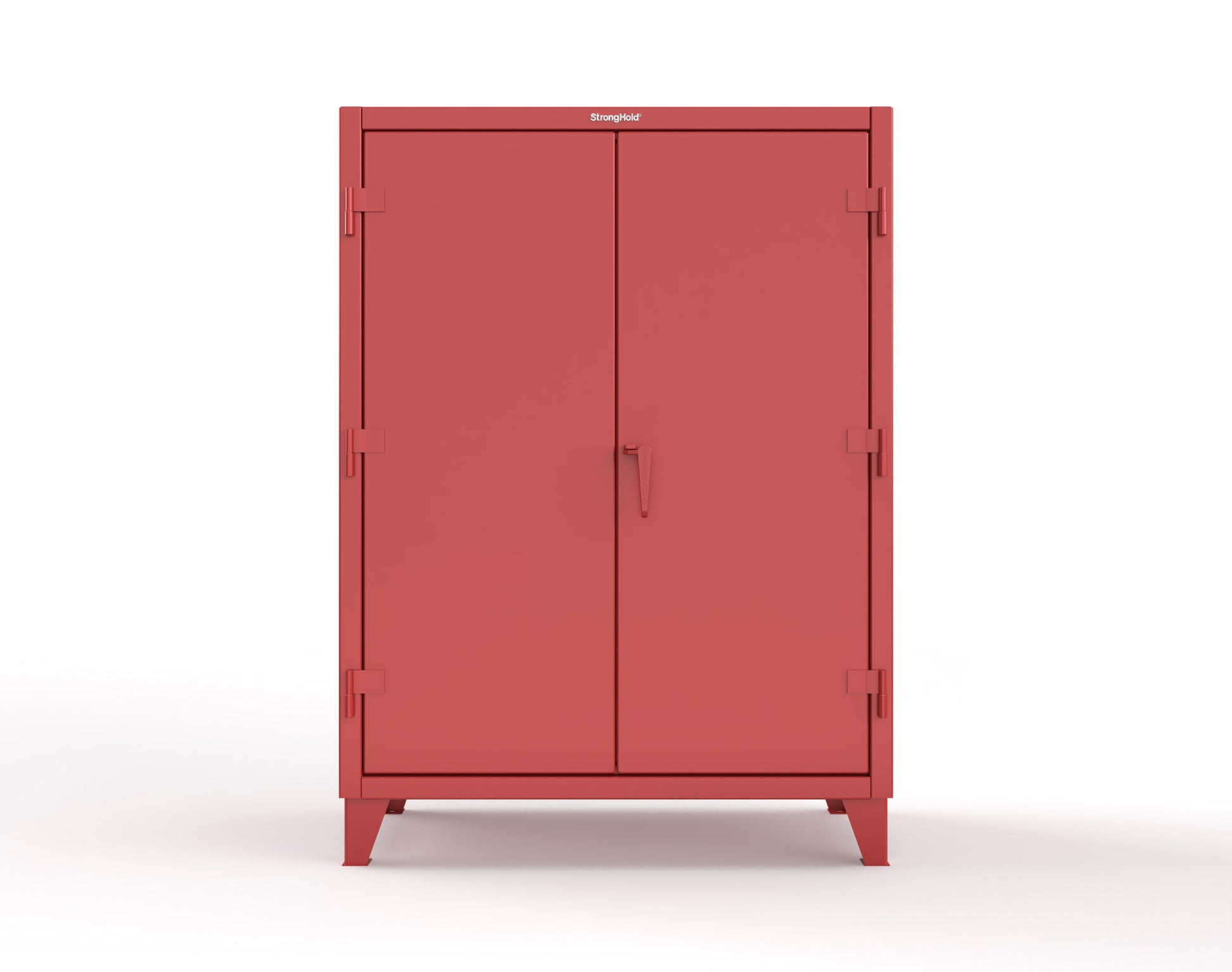 Extreme Duty 12 GA Uniform Cabinet with Hanger Rod, 1 Shelf - 48 In. W x 24 In. D x 66 In. H - 45-WR-241-3001