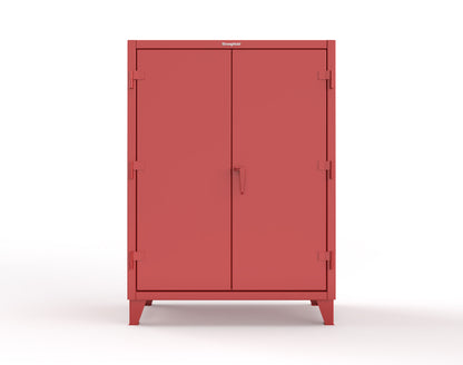 Extreme Duty 12 GA Uniform Cabinet with Hanger Rod, 1 Shelf - 48 In. W x 24 In. D x 66 In. H - 45-WR-241-3001