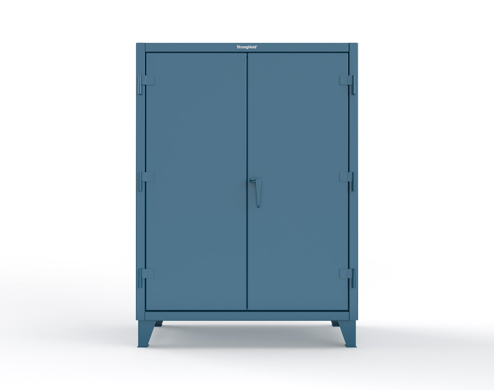 Extreme Duty 12 GA Uniform Cabinet with Hanger Rod, 1 Shelf - 48 In. W x 24 In. D x 66 In. H - 45-WR-241-5001