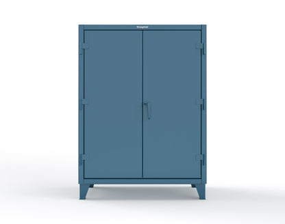 Extreme Duty 12 GA Uniform Cabinet with Hanger Rod, 1 Shelf - 48 In. W x 24 In. D x 66 In. H - 45-WR-241-5001