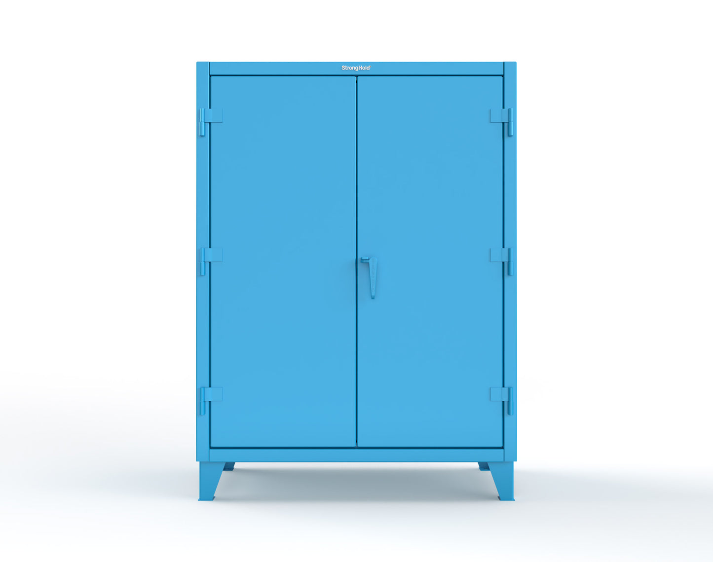 Extreme Duty 12 GA Uniform Cabinet with Hanger Rod, 1 Shelf - 48 In. W x 24 In. D x 66 In. H - 45-WR-241-5012