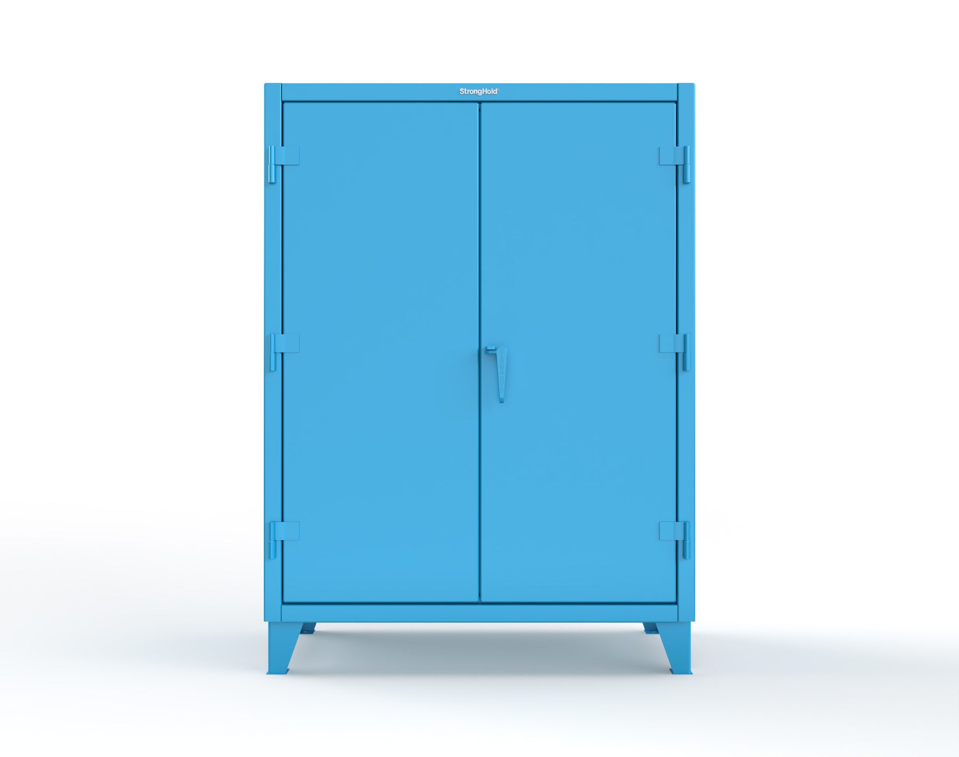 Extreme Duty 12 GA Uniform Cabinet with Hanger Rod, 1 Shelf - 48 In. W x 24 In. D x 66 In. H - 45-WR-241-5012
